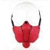 Текстильная красная маска собаки Hot Time - фото 1
