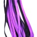 Черно-фиолетовая плеть из натуральной замши 70 см - фото 4