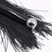 Черная плеть с силиконовыми хвостами 42 см - фото 2