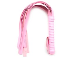 Розовая плеть БДСМ 49 см