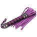 Черно-фиолетовая замшевая плеть 39 см - фото 1