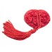 Красные пэстисы в форме сердец декорированные розочками - фото 2