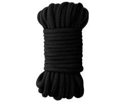 Хлопковая верёвка для бондажа черная 20 м