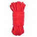Хлопковая верёвка для бондажа красная 20 м - фото