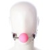 Розовый кляп-шар из медицинского силикона - фото 5