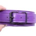 Фиолетовый ошейник с зажимами для сосков - фото 3