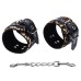 Леопардовые наручники с серебряной цепочкой - фото 2