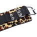 Леопардовые наручники с серебряной цепочкой - фото 4
