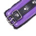 Черно-фиолетовые наручники с мехом - фото 6