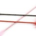 Красный перьевой тиклер с атласной ручкой 34 см - фото 5