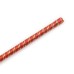 Красный перьевой тиклер с атласной ручкой 34 см - фото 3