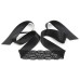 Черный кружевной БДСМ набор (наручники, пэстисы, маска-лента для глаз) - фото 2