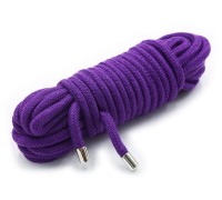 Фиолетовая бондажная веревка из хлопка 5 м