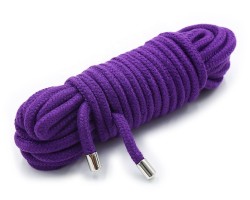 Фиолетовая бондажная веревка из хлопка 5 м