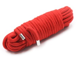 Красная бондажная веревка из хлопка 5 м