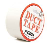 Бондажный скотч Duct Tape белый 15 м