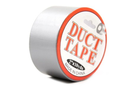 Бондажный скотч Duct Tape серый 15 м