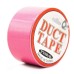 Бондажный скотч Duct Tape розовый 15 м - фото