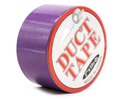Бондажный скотч Duct Tape фиолетовый 15 м
