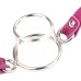 Двойное кольцо-расширитель для рта на розовом ремешке - фото 3