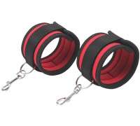 Черно-красные наручники с липучкой