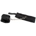 Черные плюшевые наручники с цепочками - фото 4
