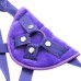Плюшевый фиолетовый ремень для страпона - фото 3