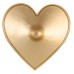 Золотые металлические пэстисы сердечки - фото 1