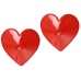Красные металлические пэстисы сердечки - фото 2
