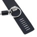 Длинная бондажная распорка с наручниками и поножами черного цвета - фото 5
