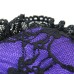 Фиолетовые фиксаторы для рук с кружевом и атласными лентами - фото 5