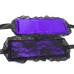 Фиолетовые фиксаторы для рук с кружевом и атласными лентами - фото 3