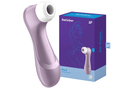 Вакуумно-волновой стимулятор клитора Satisfyer Pro 2 фиолетовый