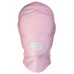 Розовая маска для лица с открытым ртом - фото