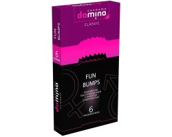 Текстурированные презервативы с точечной поверхностью Domino Fun Bumps 6 шт