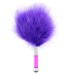 Фиолетовый перьевой тиклер 15 см - фото 1