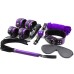 Фиолетовый БДСМ набор из 8 предметов - фото