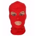 Красная маска для лица с открытыми глазами и ртом - фото 2