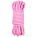 Хлопковая верёвка для бондажа розовая 5 м - фото