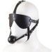 БДСМ маска на ремнях с дышащим кляпом - фото