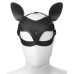 Соблазнительная маска кошечки декорированная стразами - фото