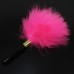 Розовый перьевой тиклер 18 см - фото 1