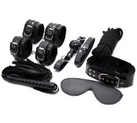 БДСМ набор из 8 предметов черного цвета