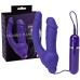 Двойной вибратор фиолетового цвета Double Pleasure - фото