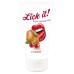 Съедобный массажный гель с ароматом вишни Lick It Erotic Massage Gel 50 мл - фото