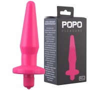 Анальная втулка Toyfa Popo Pleasure розовая 12 см
