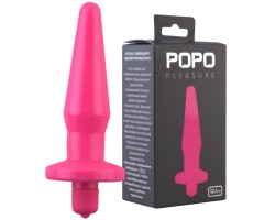 Анальная втулка Toyfa Popo Pleasure розовая 12 см