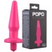 Анальная втулка Toyfa Popo Pleasure розовая 12 см - фото