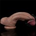 Темнокожий фаллос-гигант Dual Layered Silicone Cock XXL 28 см - фото 3