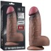 Темнокожий фаллос-гигант Dual Layered Silicone Cock XXL 25 см - фото